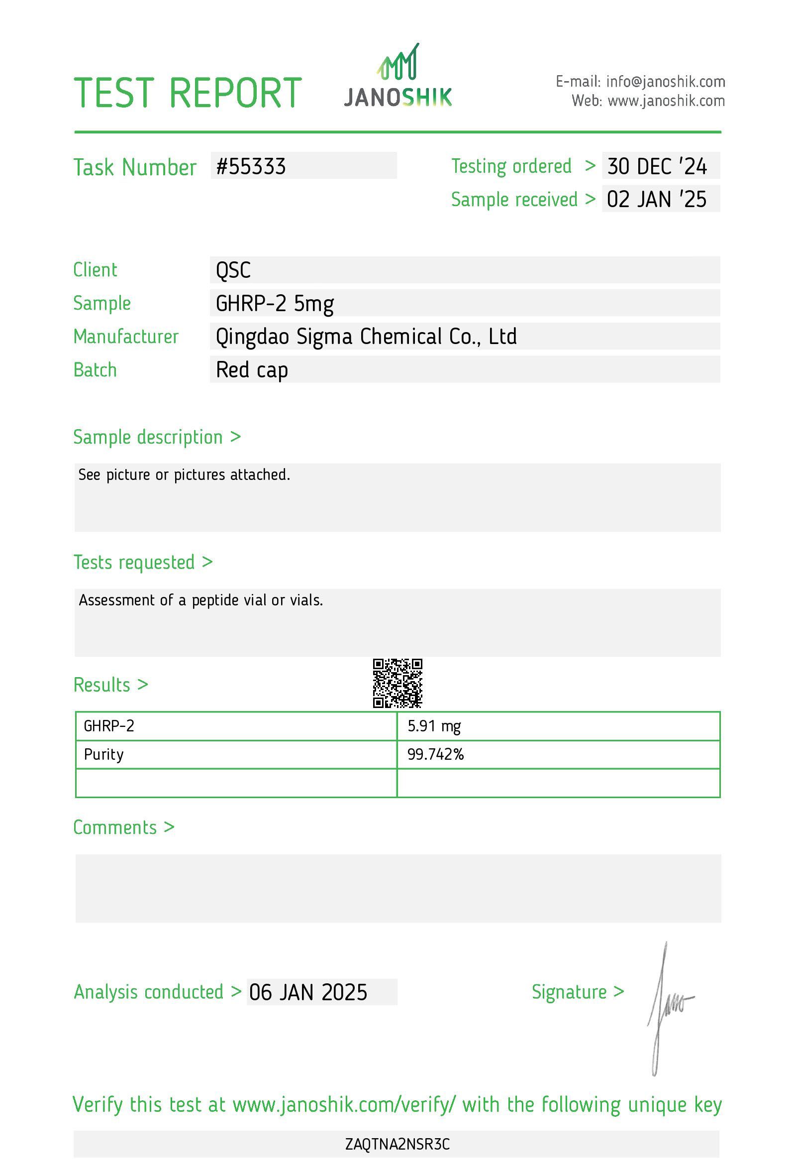 qsc ghrp2 5mg test-report-55333 copy