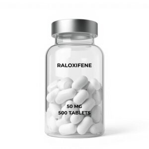 QSC Raloxifene 50mg Tablets | 500-Count | 25000mg total | SERM