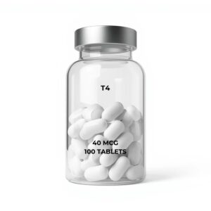 T4 Levothyroxine 40mcg Tablets | 100-Count | Levothyroxine / T4